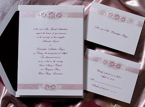 wedding invitations package